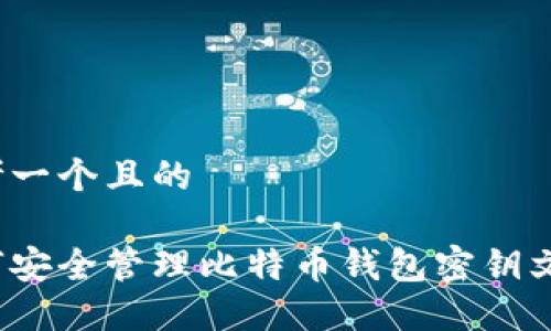 思考一个且的

如何安全管理比特币钱包密钥文件？