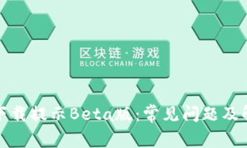TP钱包下载提示Beta版：常见问题及解决方案