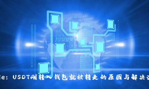 Title: USDT刚转入钱包就被转走的原因与解决办法