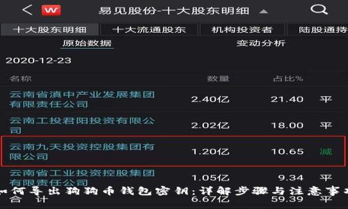 如何导出狗狗币钱包密钥：详解步骤与注意事项