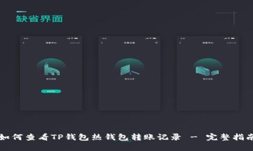 如何查看TP钱包热钱包转账记录 - 完整指南
