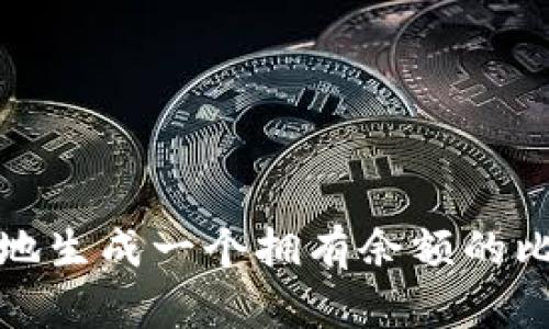 如何安全地生成一个拥有余额的比特币钱包