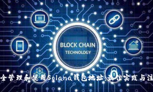 如何安全管理和使用Solana钱包地址：最佳实践与注意事项